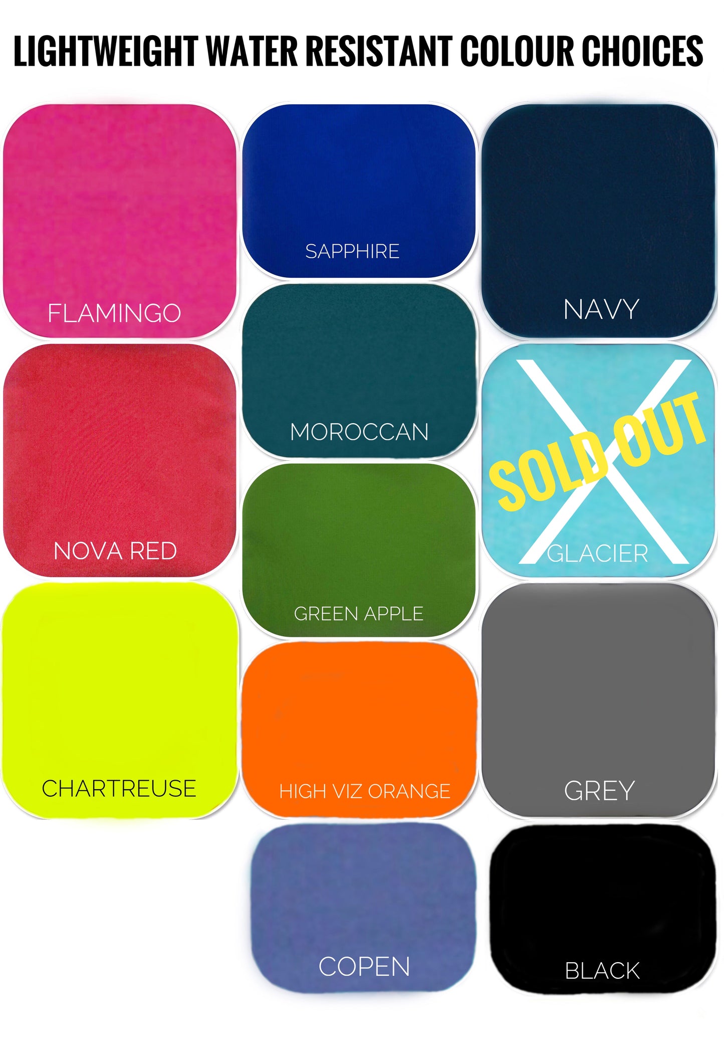 Lightweight Water Resistant Cozies
